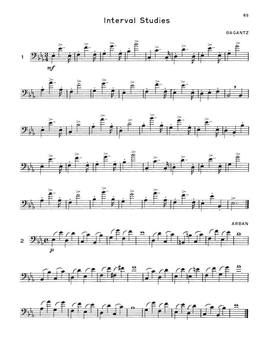 Selected Studies for Trombone