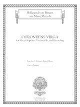 Mazzoli: O frondens virga