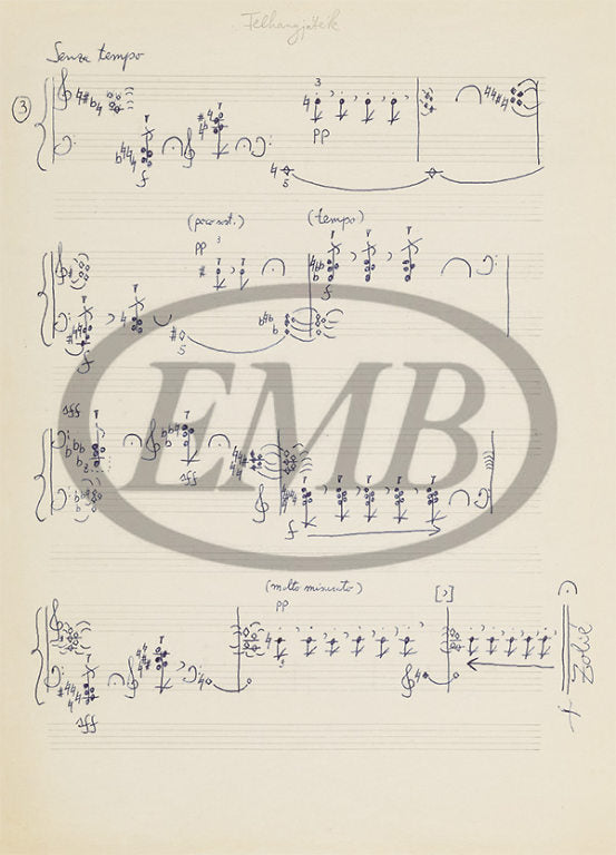 Kurtág: Zoli Kocsis's Manuscript Book