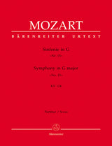 Mozart: Symphony No. 15 in G Major, K. 124