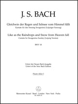Bach: Gleichwie der Regen and Schnee vom Himmel fällt, BWV 18