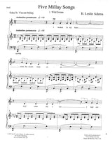 H.L. Adams: 5 Millay Songs