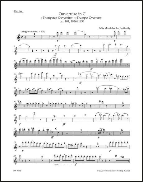 Mendelssohn: Trumpet Overture, MWV P 2, Op. 101