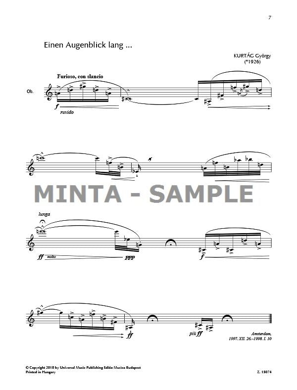 Kurtág: Signs, Games and Messages for Oboe & English Horn