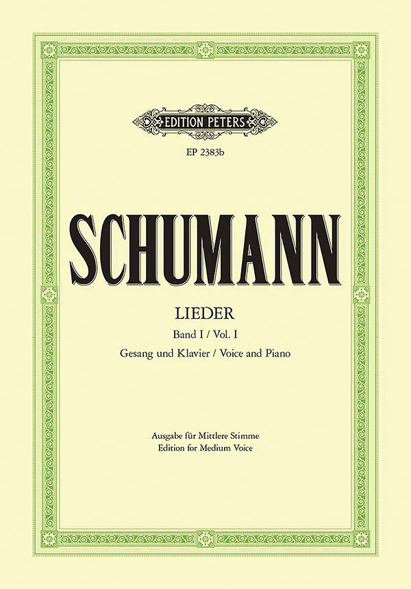 Schumann: Complete Songs - Volume 1