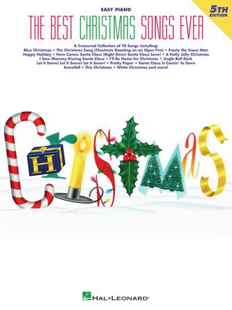 The Best Christmas Songs Ever – 5th Edition (arr. for easy piano)