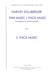 Sollberger: Thin Music / Thick Music