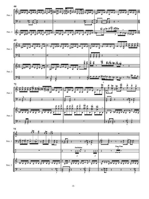 Dorman: Udacrep Akubrad (Version for Percussion Duo)