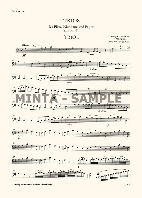 Devienne: Trios, Op. 61