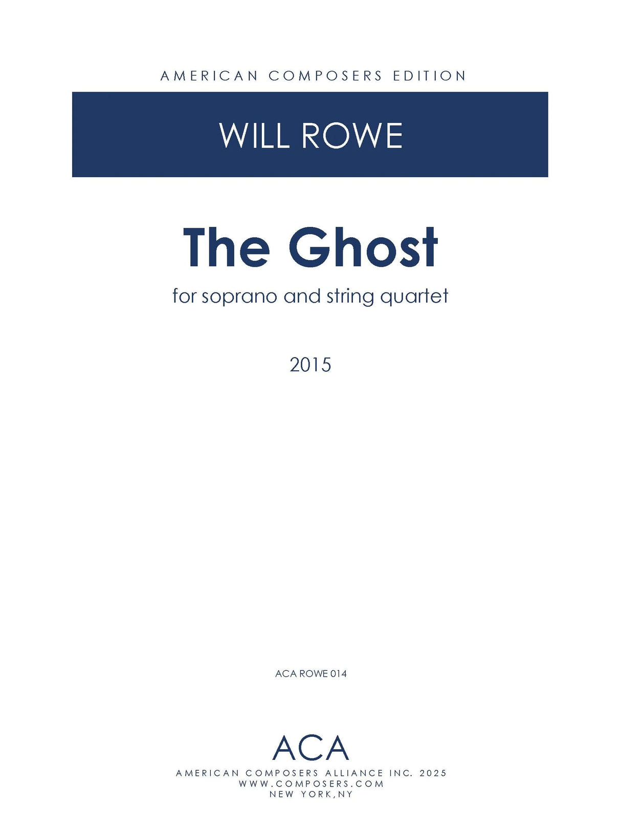 Rowe: The Ghost