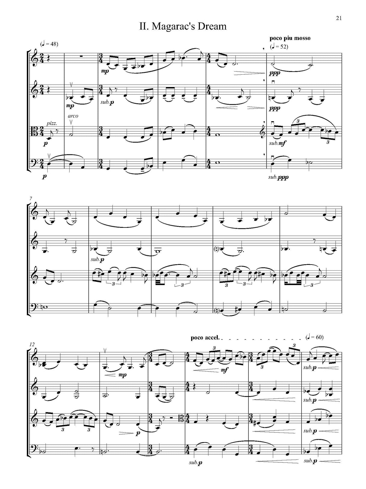 Glinsky: Allegheny Quartet