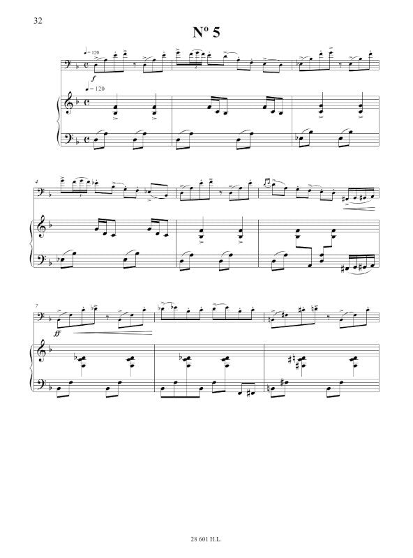 Piazzolla: Tango-Études (for bassoon and piano)