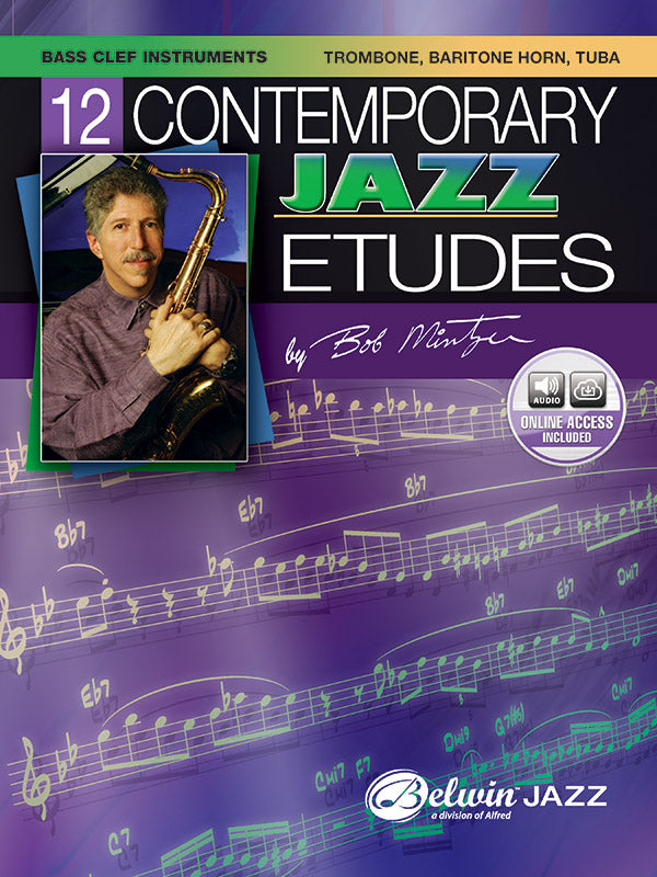 Mintzer: 12 Contemporary Jazz Etudes for Bass Clef Instruments