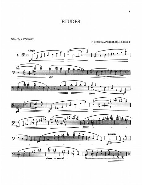 Grützmacher: Etudes, Op. 38