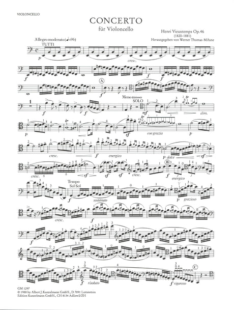 Vieuxtemps: Cello Concerto, Op. 46
