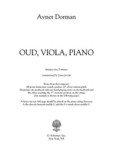 Dorman: Oud, Viola, Piano