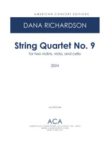 D. Richardson: String Quartet No. 9