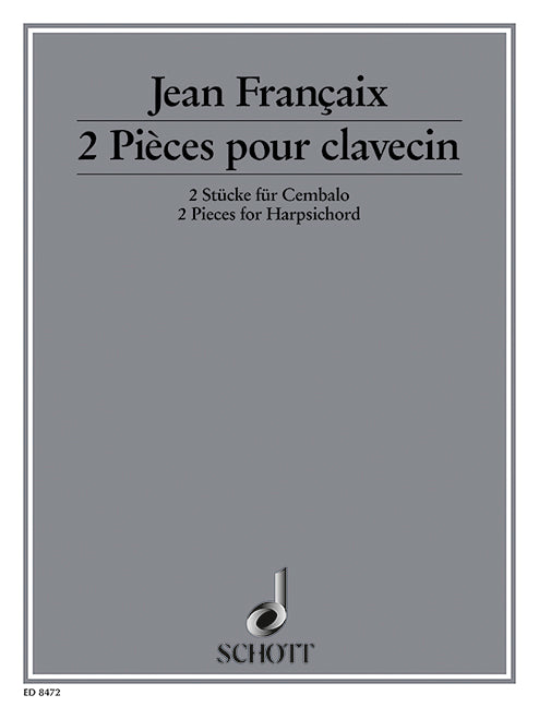 Françaix: 2 Pieces for Harpsichord