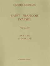 Messiaen: Saint Francois d'Assise