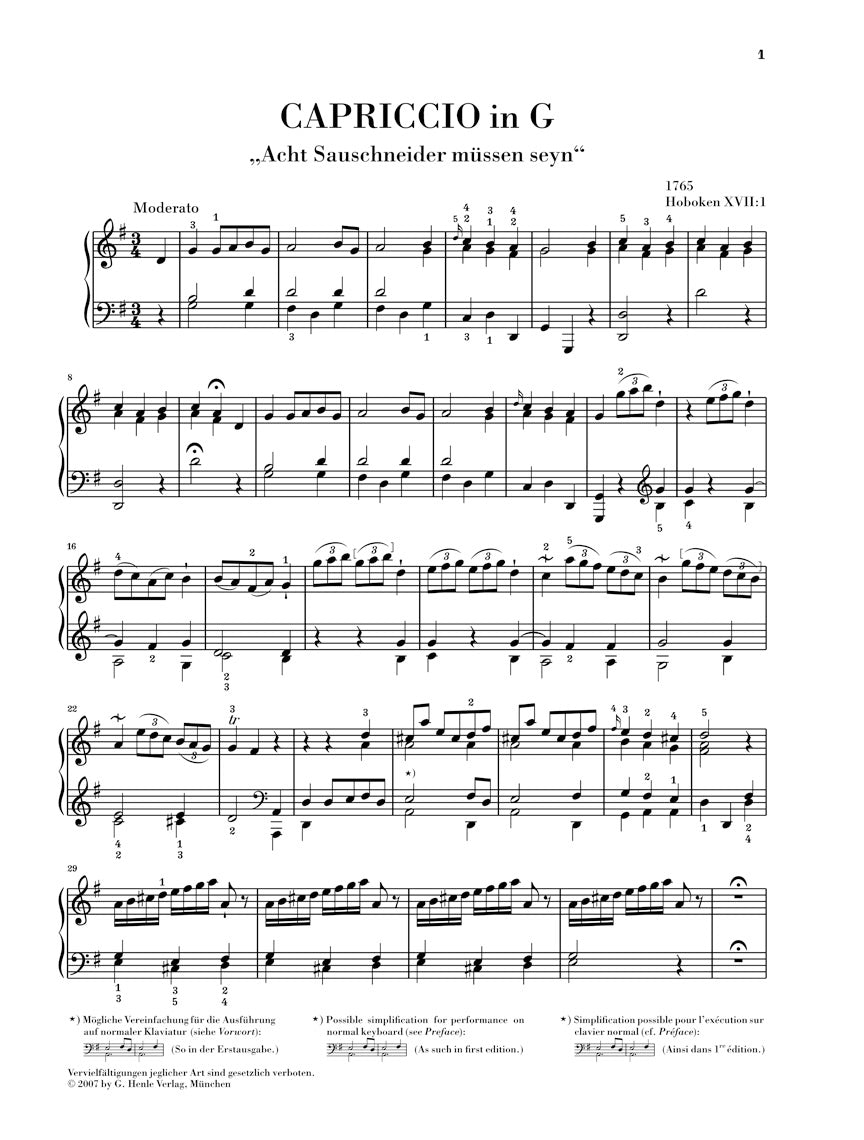 Haydn: Piano Pieces - Piano Variations – Ficks Music