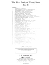 The First Book of Tenor Solos – Part 2