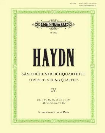 Haydn: Complete String Quartets - Volume 4
