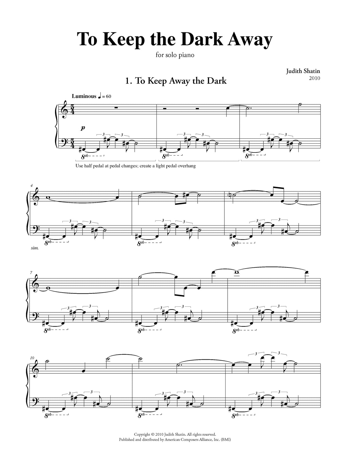 Shatin: To Keep the Dark Away