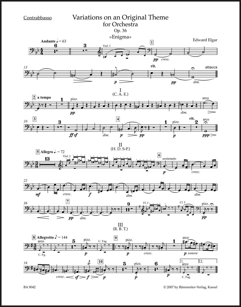 Elgar: Variations on an Original Theme, Op. 36 – Ficks Music