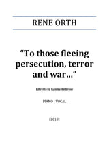 Orth: "To those fleeing persecution, terror, and war"