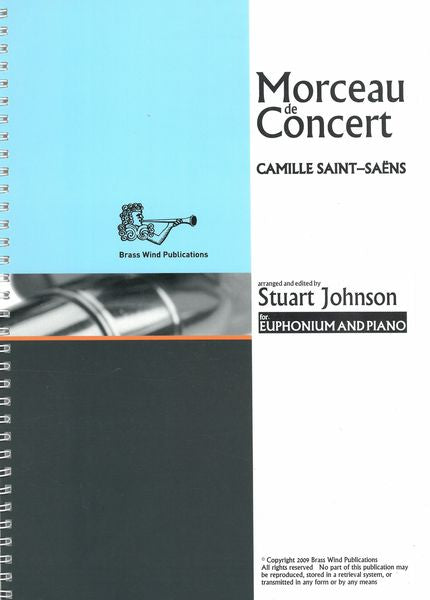 Saint-Saëns: Morceau De Concert (arr. for euphonium & piano)
