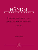Handel: O praise the Lord with one consent, HWV 254