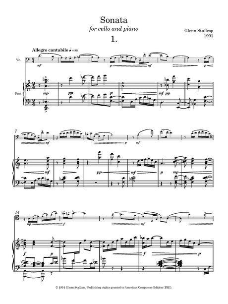 Stallcop: Cello Sonata