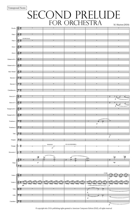 Slayton: Prelude No. 2 ("Concordia")