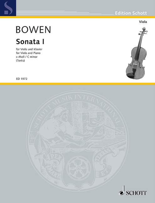 Bowen: Viola Sonata No. 1 in C Minor, Op. 18