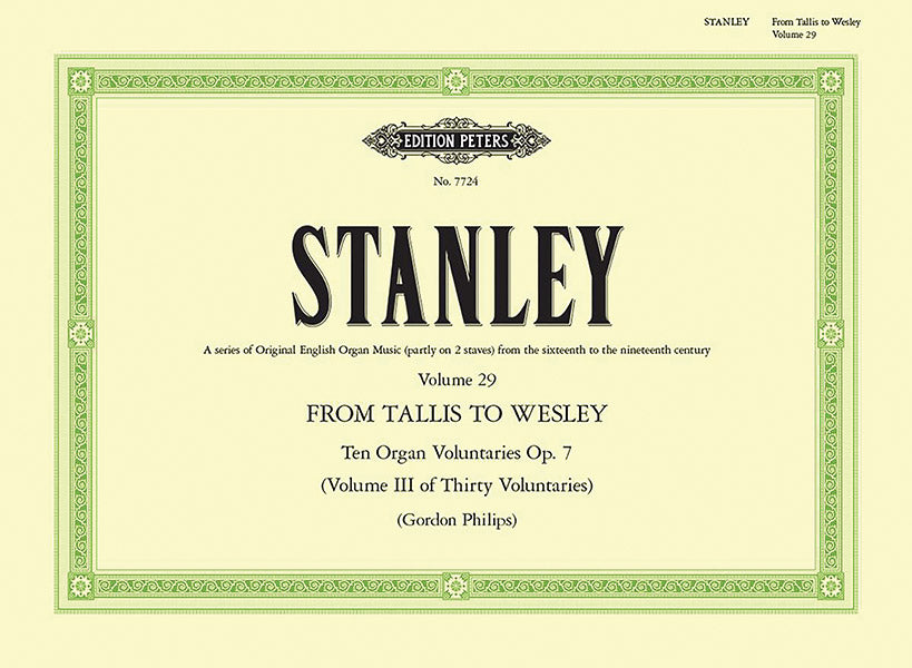 Stanley: 10 Voluntaries, Op. 7