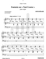 Bédard: Fantaisie sur "Veni Creator"
