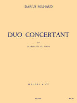 Milhaud: Duo Concertant, Op. 351