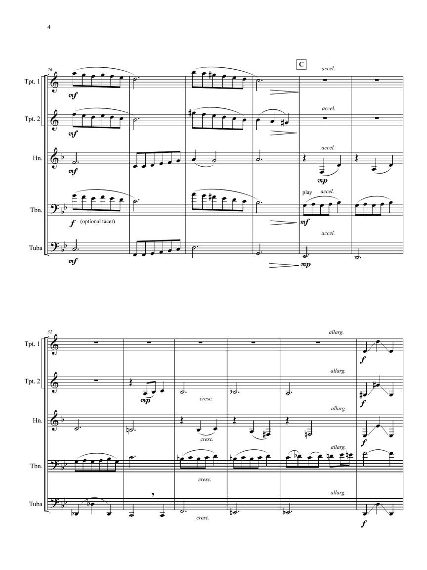 La La Land (arr. for Brass Quintet)