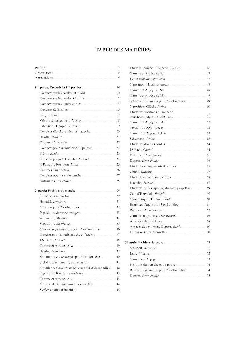 Feuillard: The Young Cellist's Method