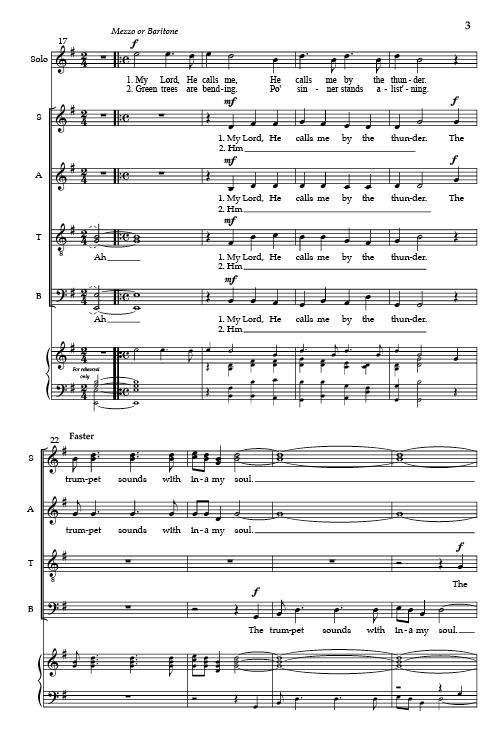 Steal Away (arr. for SATB)