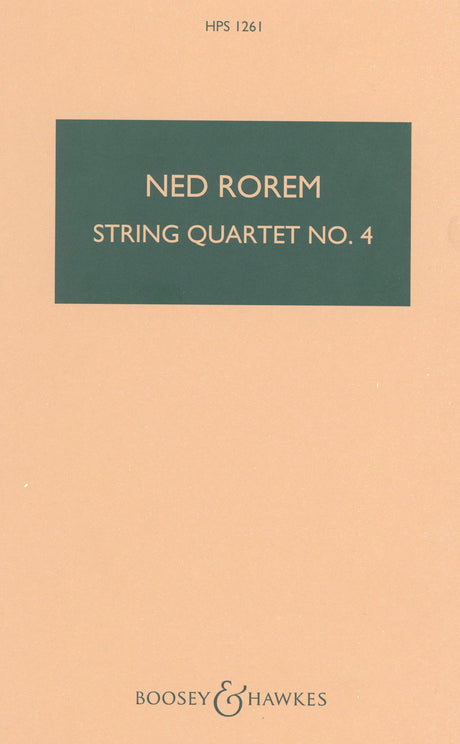 Rorem: String Quartet No. 4