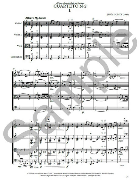 Guridi: Cuerteto No. 2