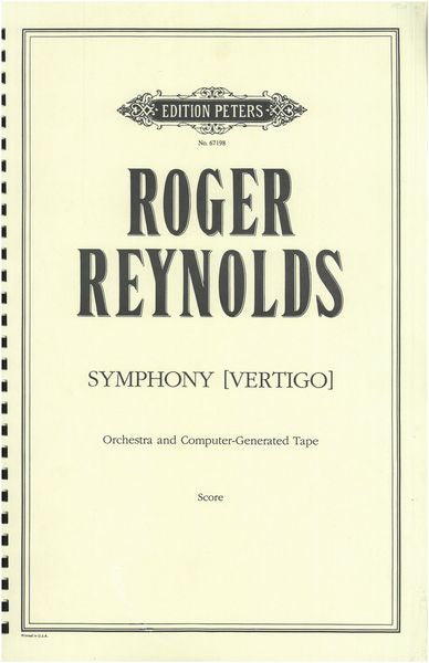 Reynolds: Symphony [Vertigo]