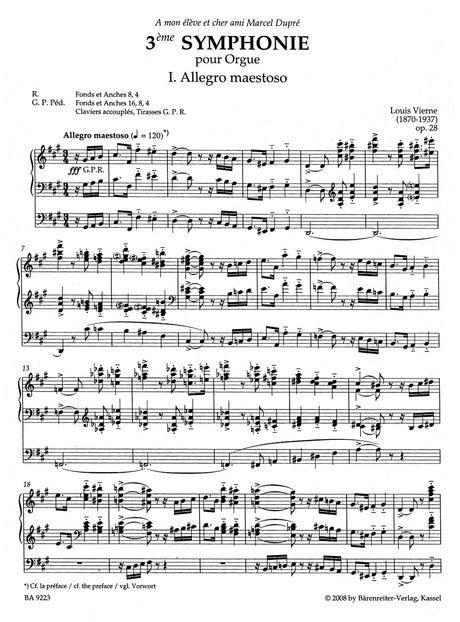 Vierne: Third Symphony, Op. 28