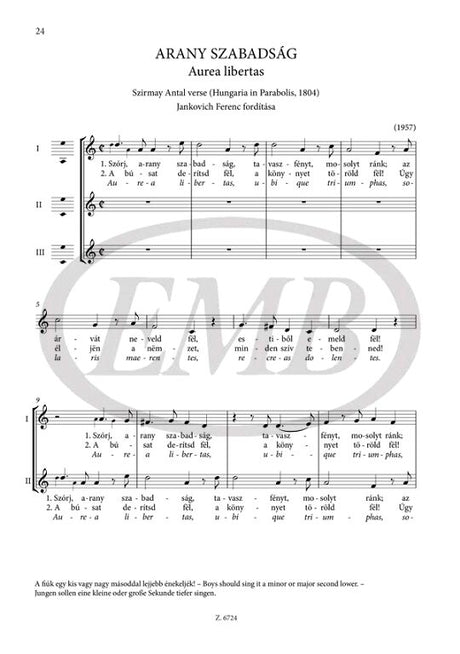 Kodály: Choral Works for Children's and Female Voices