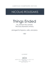 Roussakis: Things Ended