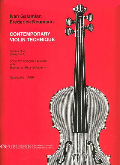 The Galamian Contemporary Violin Technique - Volume 1