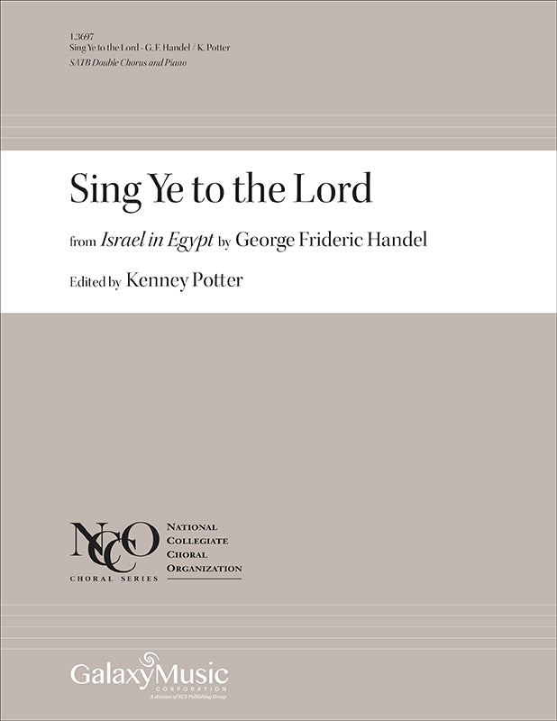 Handel: Sing Ye to the Lord from Israel in Egypt, HWV 54