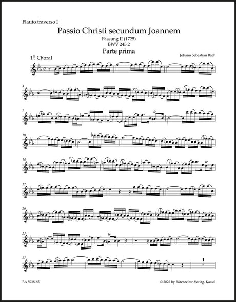 Bach: St. John Passion, BWV 245 - 1725 Version