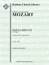 Mozart: Missa in C Major, K. 220 (196b)